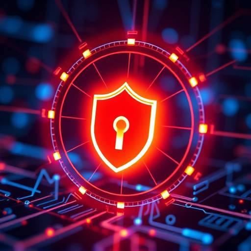 An image depicting a secure VPN connection protecting data transmission.